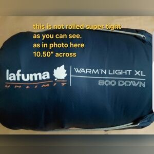 Kids Lafuma Sleeping Bag Warm & Light 800 Down